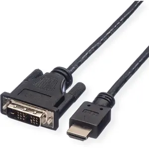 ROLINE Câble de raccordement pour écran DVI (18+1) M /HDMI M, 1,0 mVendu paramazon
