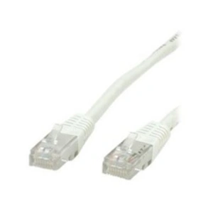 Secomp ROLINE Cordon LAN Cat 6 | Câble réseau UTP Ethernet avec connecteur RJ45 | blanc 3 m