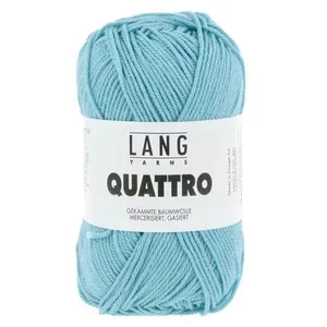 Non communiqué Fil à tricoter 100% coton QUATTRO - Lang Yarns(...) - 78 Bleu
