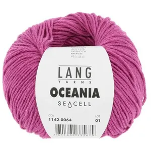 Pelote de Coton à crocheter et tricoter Oceania - Lang Yarns 64 Rose -...