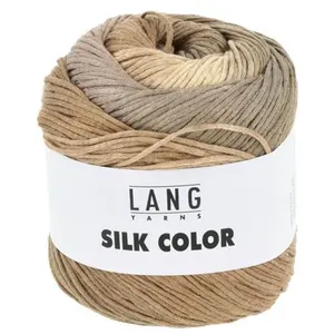 Pelote exceptionnelle de soie SILK COLOR - 100 GR - Lang Yarns 08 Marr...