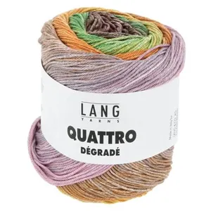 Coton à tricoter et à crocheter QUATTRO DEGRADE - 100GR - Lang Yarns M... pas cher
