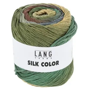 Pelote exceptionnelle de soie SILK COLOR - 100 GR - Lang Yarns 04 Mult...