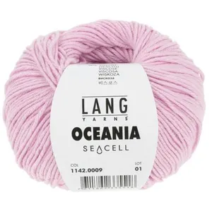 Pelote de Coton à crocheter et tricoter Oceania - Lang Yarns 9 Rose - ... pas cher