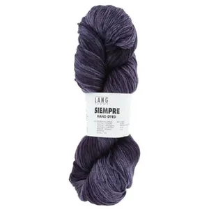 Pelote de coton et cupro (soie végane) à tricoter SIEMPRE - Lang Yarns...