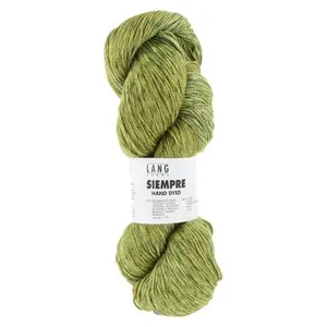 Pelote de coton et cupro (soie végane) à tricoter SIEMPRE - Lang Yarns...