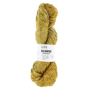 Pelote de coton et cupro (soie végane) à tricoter SIEMPRE - Lang Yarns...
