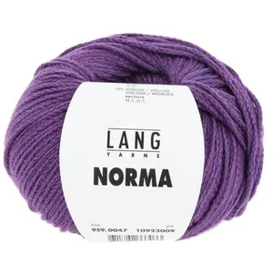 GENERIQUE Pelote de coton à tricoter Norma - Lang Yarns(...) - 47 Violet