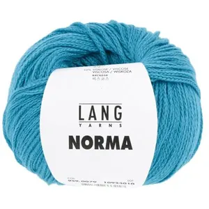 GENERIQUE Pelote de coton à tricoter Norma - Lang Yarns(...) - 79 Bleu pas cher