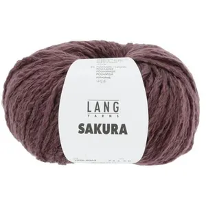 GENERIQUE Pelote de Coton SAKURA - Lang Yarns(...) - 0064 Violet pas cher