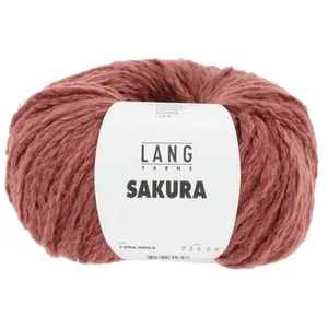 GENERIQUE Pelote de Coton SAKURA - Lang Yarns(...) - 0062 Marron pas cher