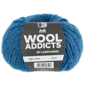 GENERIQUE Pelote de Laine à tricoter AIR - Wool Addicts(...) - 0078 Bleu