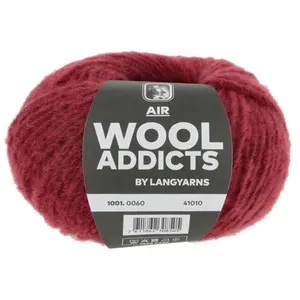 GENERIQUE Pelote de Laine à tricoter AIR - Wool Addicts(...) - 0060 Rouge