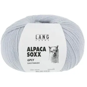 Pelote de laine Alpaca Soxx 6-PLY - 150GR - Lang Yarns 0020 Bleu Clair...