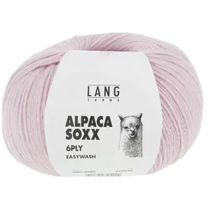 Pelote de laine Alpaca Soxx 6-PLY - 150GR - Lang Yarns 0009 Rose - 000...