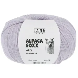 Pelote de laine Alpaca Soxx 6-PLY - 150GR - Lang Yarns 0007 Violet Lil...