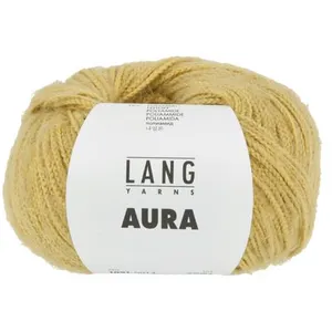 GENERIQUE Pelote de Coton AURA - Lang Yarns(...) - 0014 Jaune pas cher