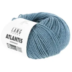 GENERIQUE Pelote de laine vierge ATLANTIS - Lang Yarns(...) - 0074 bleu