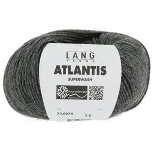 GENERIQUE Pelote de laine vierge ATLANTIS - Lang Yarns(...) - 0070 gris pas cher