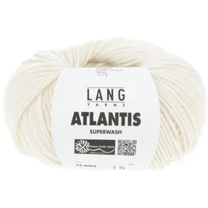 GENERIQUE Pelote de laine vierge ATLANTIS - Lang Yarns(...) - 0002 Ecru pas cher