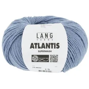 GENERIQUE Pelote de laine vierge ATLANTIS - Lang Yarns(...) - 0033 bleu