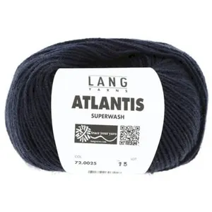 GENERIQUE Pelote de laine vierge ATLANTIS - Lang Yarns(...) - 0025 Bleu pas cher