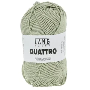 Non communiqué Fil à tricoter 100% coton QUATTRO - Lang Yarns(...) - 91 Vert