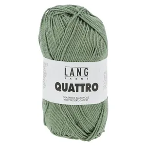 Non communiqué Fil à tricoter 100% coton QUATTRO - Lang Yarns(...) - 92 Vert