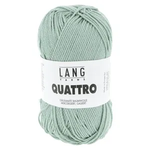 Non communiqué Fil à tricoter 100% coton QUATTRO - Lang Yarns(...) - 93 Vert pas cher