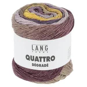Coton à tricoter et à crocheter QUATTRO DEGRADE - 100GR - Lang Yarns M... pas cher