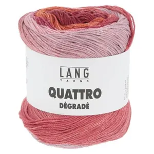 Coton à tricoter et à crocheter QUATTRO DEGRADE - 100GR - Lang Yarns M... pas cher