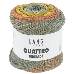 Coton à tricoter et à crocheter QUATTRO DEGRADE - 100GR - Lang Yarns M... pas cher