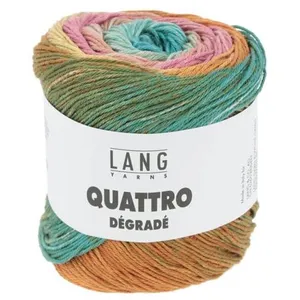 Lang Yarns Coton à Tricoter et à Crocheter Quattro Degrade - 100GR pas cher