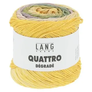 Coton à tricoter et à crocheter QUATTRO DEGRADE - 100GR - Lang Yarns M... pas cher