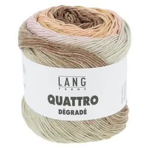 Coton à tricoter et à crocheter QUATTRO DEGRADE - 100GR - Lang Yarns M... pas cher