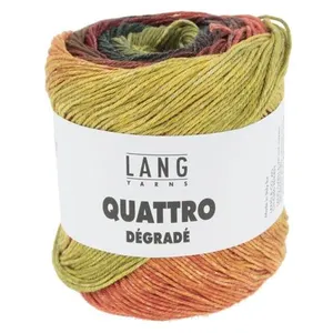 Coton à tricoter et à crocheter QUATTRO DEGRADE - 100GR - Lang Yarns M... pas cher