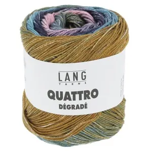 Coton à tricoter et à crocheter QUATTRO DEGRADE - 100GR - Lang Yarns M... pas cher
