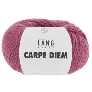 Pelote de Laine et Alpaga à tricoter CARPE DIEM - Lang Yarns 0365 Rose...