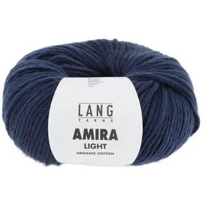 Pelote de coton AMIRA LIGHT - Lang Yarns(...) - 0035 Bleu Marine