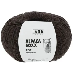 Pelote de laine Alpaca Soxx 6-PLY - 150GR - Lang Yarns 68 Marron - 68 ...