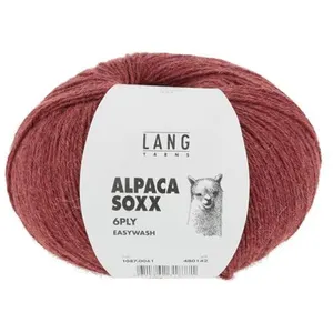 Pelote de laine Alpaca Soxx 6-PLY - 150GR - Lang Yarns(...) - 61 Rouge