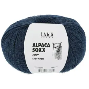 Pelote de laine Alpaca Soxx 6-PLY - 150GR - Lang Yarns(...) - 88 Bleu