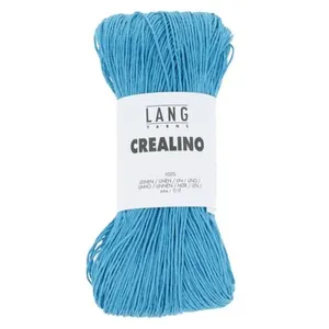 GENERIQUE Pelote de lin CREALINO - Lang Yarns(...) - 0079 Bleu pas cher