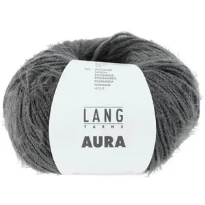 GENERIQUE Pelote de Coton AURA - Lang Yarns(...) - 0024 Gris pas cher