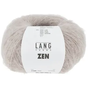 Pelote de Laine, Alpaga et Soie à tricoter ZEN - 25GR - Lang Yarns 002... pas cher