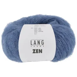 Lang Yarns - Zen 0010 bleu turquoise 25 g pas cher