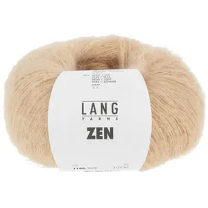 Pelote de Laine, Alpaga et Soie à tricoter ZEN - 25GR - Lang Yarns 002... pas cher