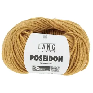 GENERIQUE Pelote de laine Vierge Poseidon - Lang Yarns(...) - 11 Jaune pas cher