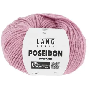 GENERIQUE Pelote de laine Vierge Poseidon - Lang Yarns(...) - 09 Rose pas cher
