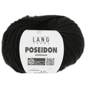GENERIQUE Pelote de laine Vierge Poseidon - Lang Yarns(...) - 04 Noir